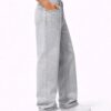COZYON Men Loose Fit Mid Rise Grey Jeans