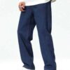COZYON Men Loose Fit Mid Rise Dark Blue Jeans